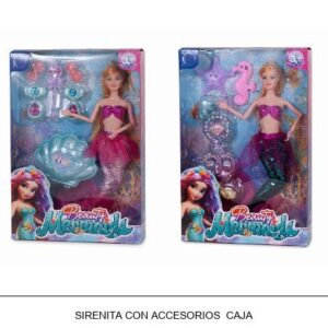 SIRENITA CON ACCESORIOS CAJA