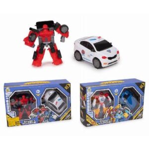 ROBOT TRANSFORMABLE+COCHE CAJA