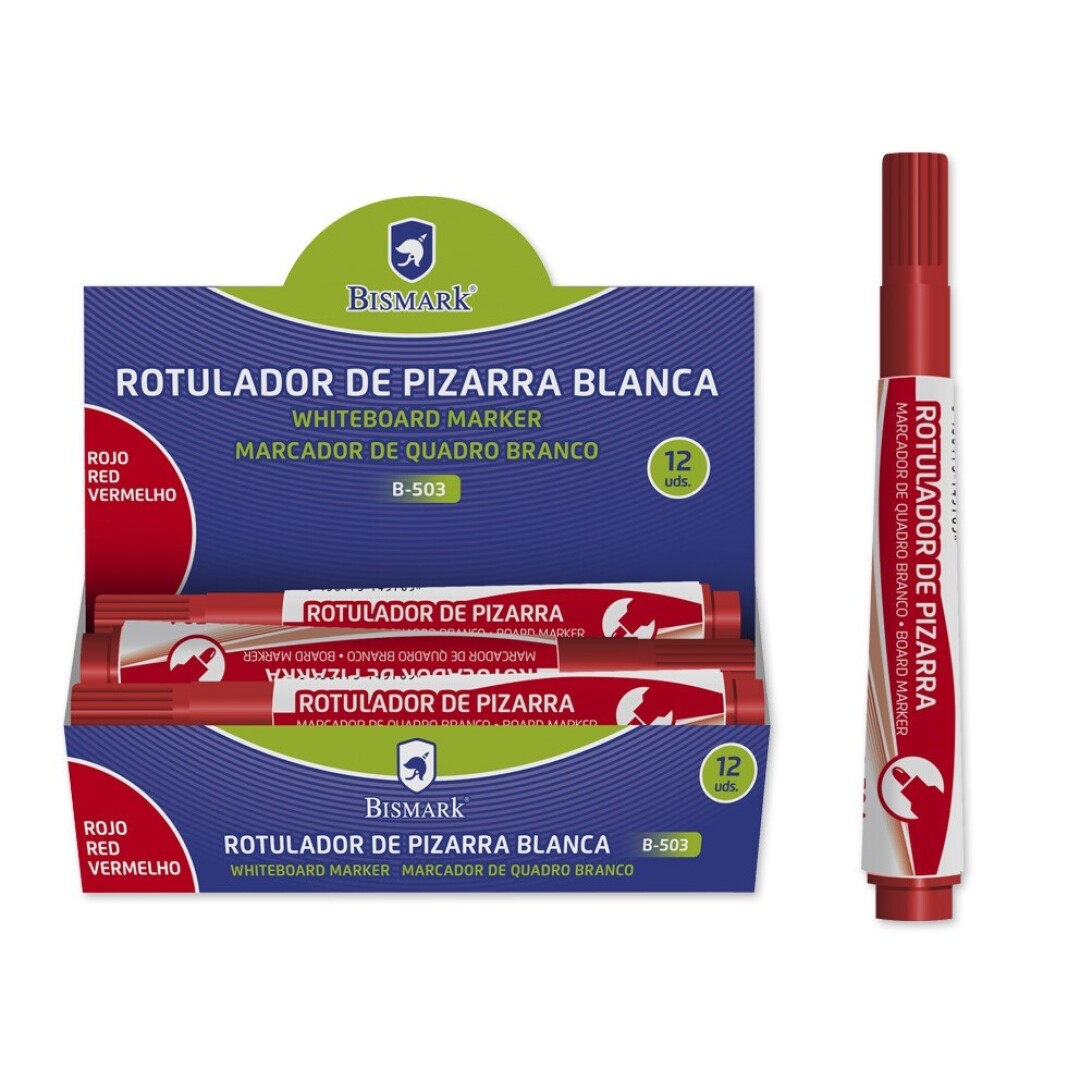 Rotulador pizarra rojo