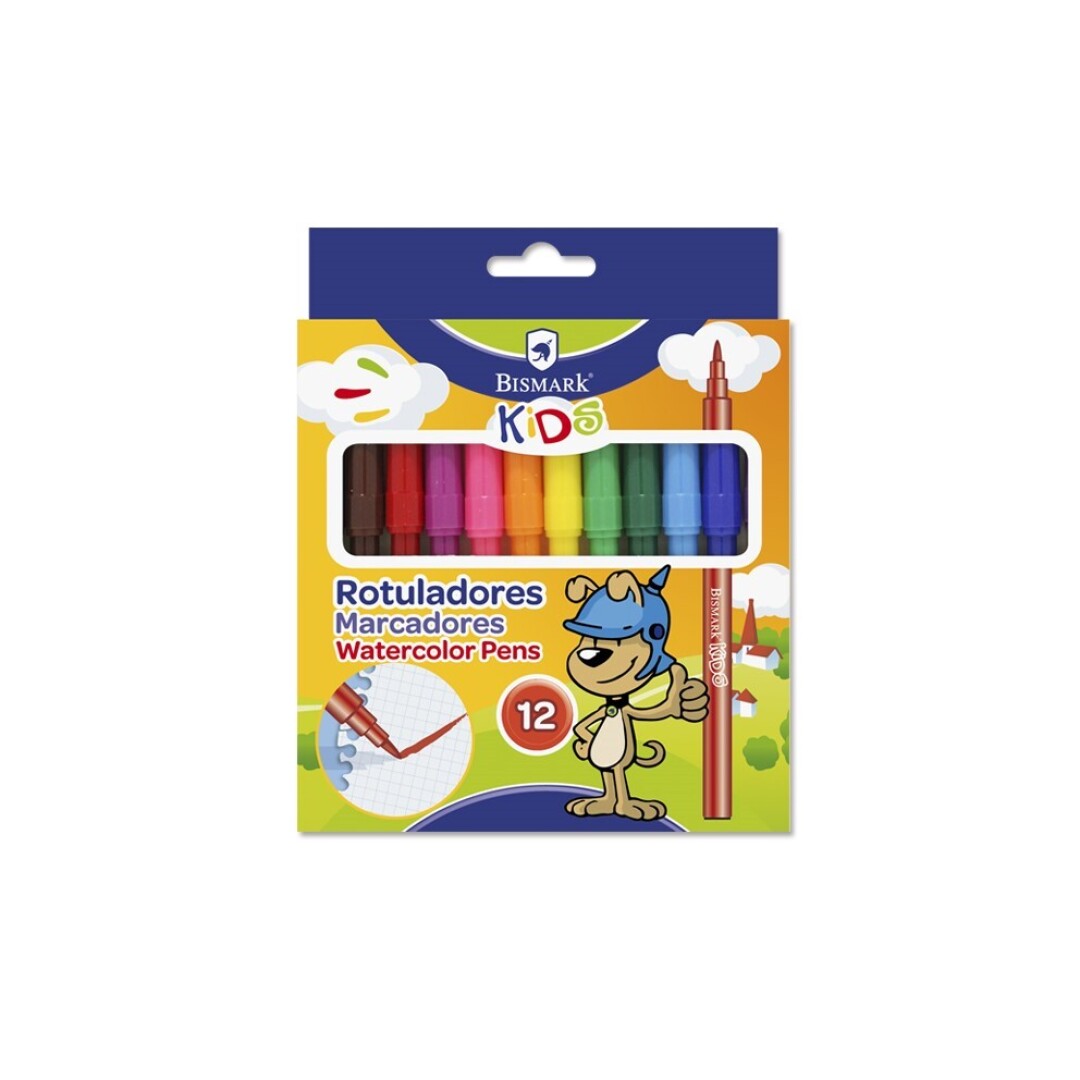 Rotuladores bizmark 12 colores