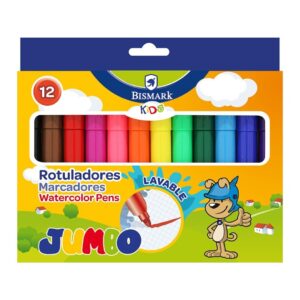Rotuladores Jumbo bizmark 12 colores