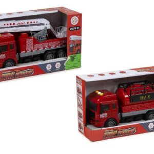 CAMION BOMBEROS 2 MODELOS LUZ-SONIDO CAJ