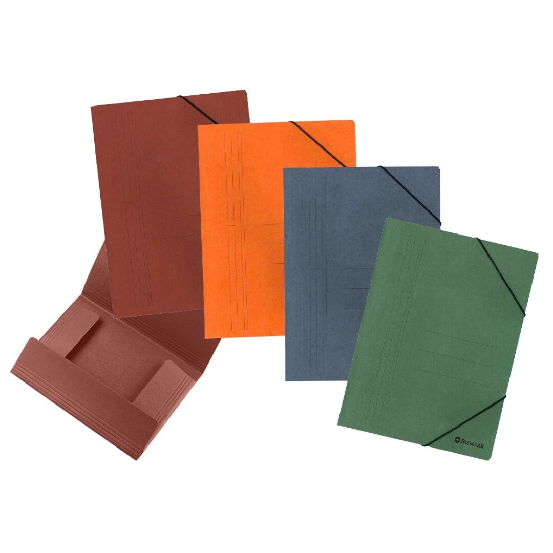 CARPETA CARTON GOMAS Y SOLAPAS A4 COLOR